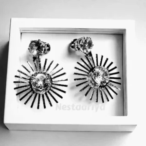 Sunburst Earrings(Silver)