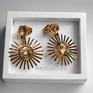 Sunburst Earrings (Gold )