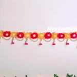 Pink & Yellow Flower Toran