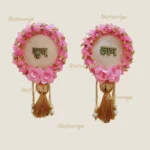 Pink Shubh Labh hanging pair