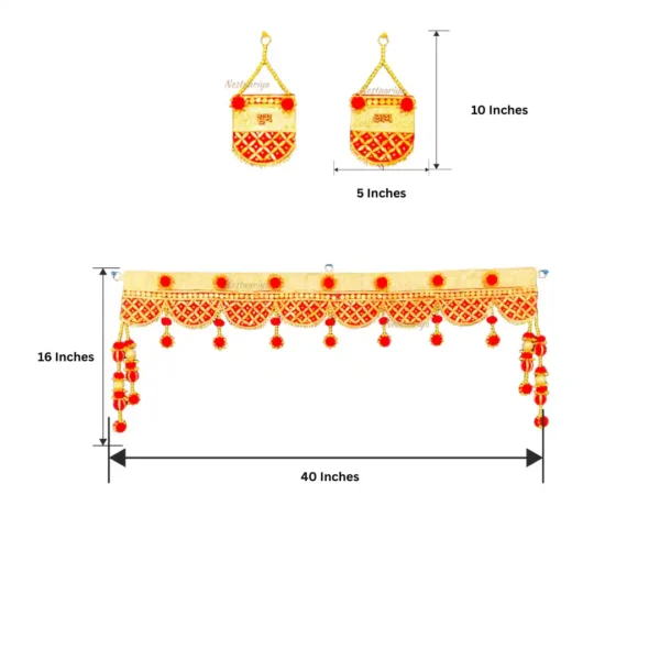 Premium Toran & Matching Shubh Labh